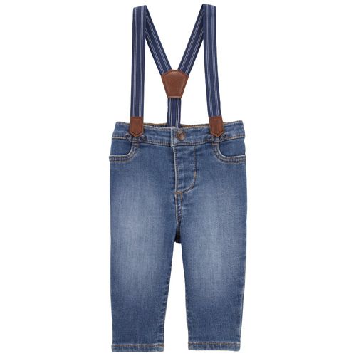 Jeans azul lavado para bebé niño
