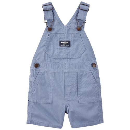 Overall azul sólido para bebé niño