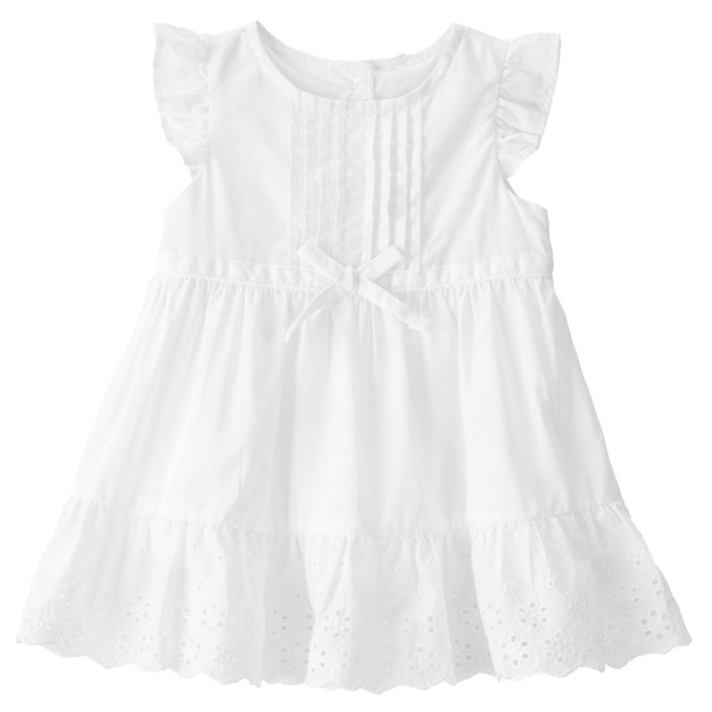 Vestido-blanco-solido-para-bebe-niña-104882690