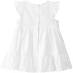 Vestido-blanco-solido-para-bebe-niña-104882690