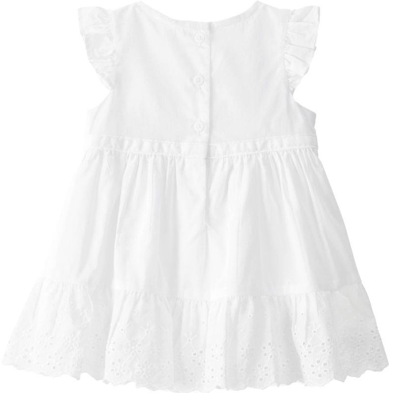 Vestido-blanco-solido-para-bebe-niña-104882690