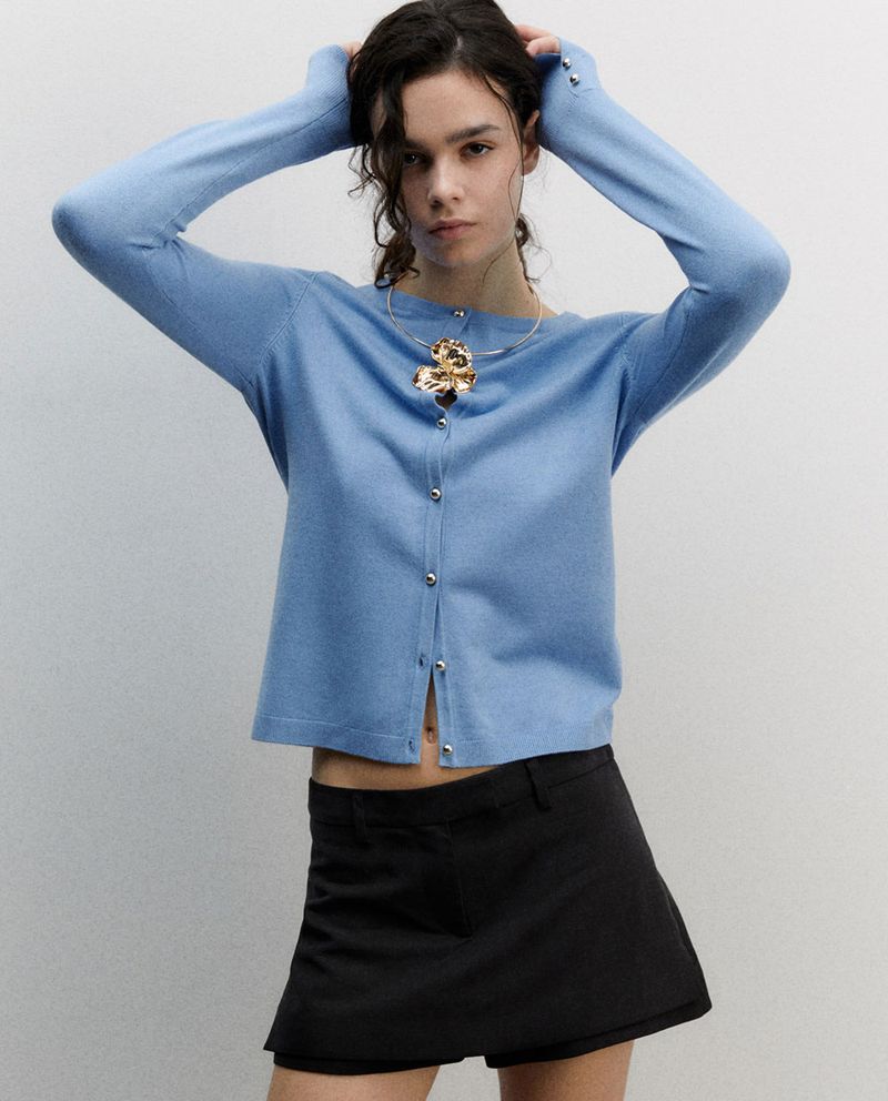 104873495-Sueter-Sfera-cardigan-celeste-para-mujer