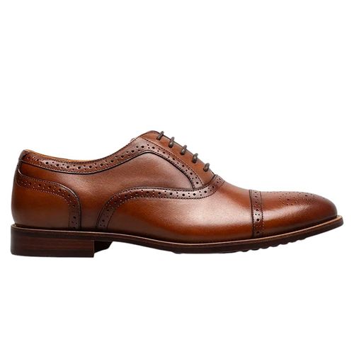 Zapato de vestir Florsheim café para hombre