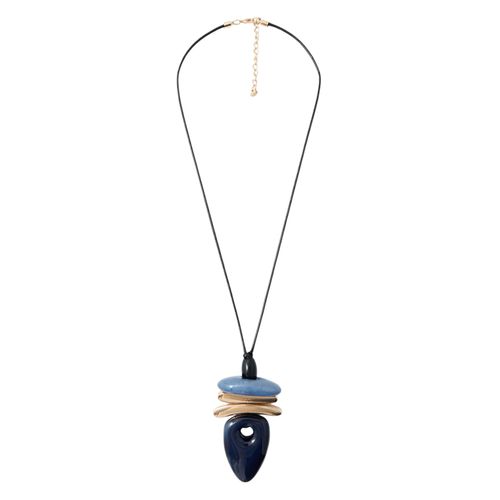Collar azul para mujer