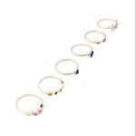 104874061-Set-de-6-anillo-dorados-para-mujer