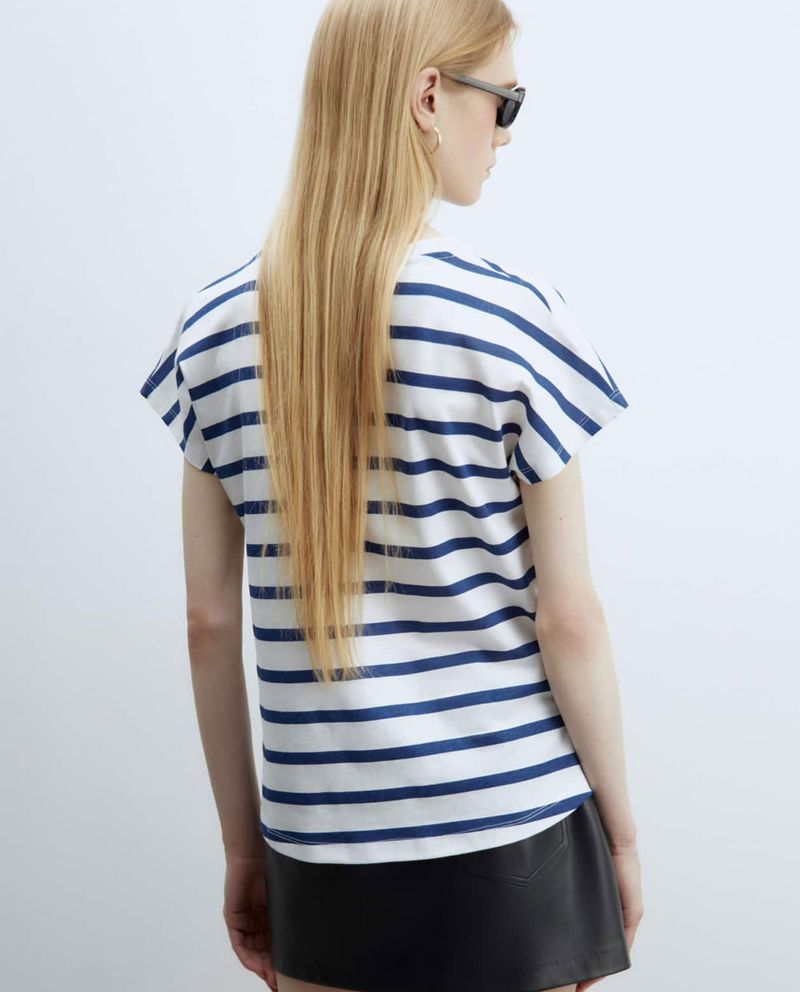 104873287-Camiseta-Sfera-rayada-manga-corta-para-mujer