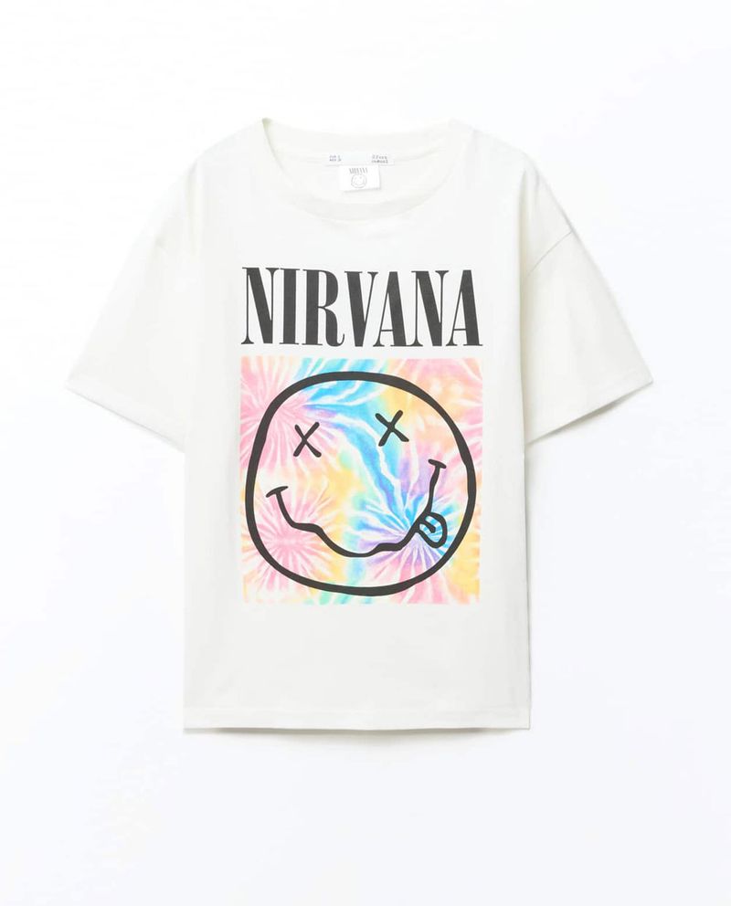 104873331-Camiseta-Sfera-estampada-de--Nirvana--manga-corta-para-mujer