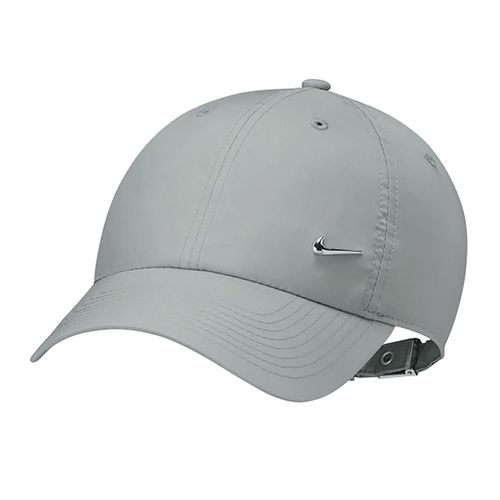 Gorra deportiva Nike Dri-fit swoosh gris claro para hombre