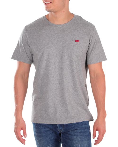 Camiseta Levi's classic fit gris heather para hombre