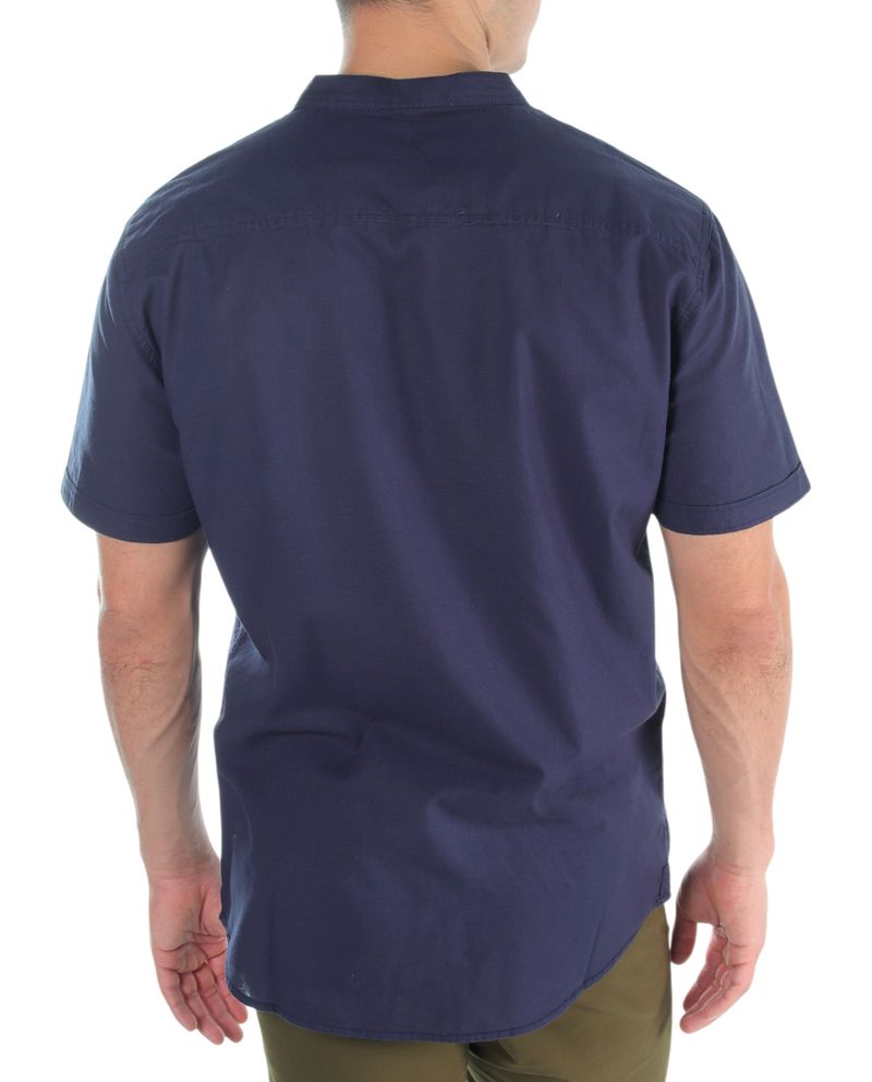104693148-Camisa-casual-de-lino-Unexpected-azul-navy-solido-para-hombre