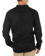 104693159-Camisa-casual-de-lino-Unexpected-negra-solida-para-hombre