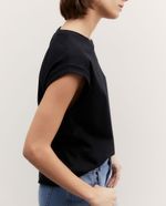 104873638-Camiseta-Sfera-negra-manga-corta-para-mujer