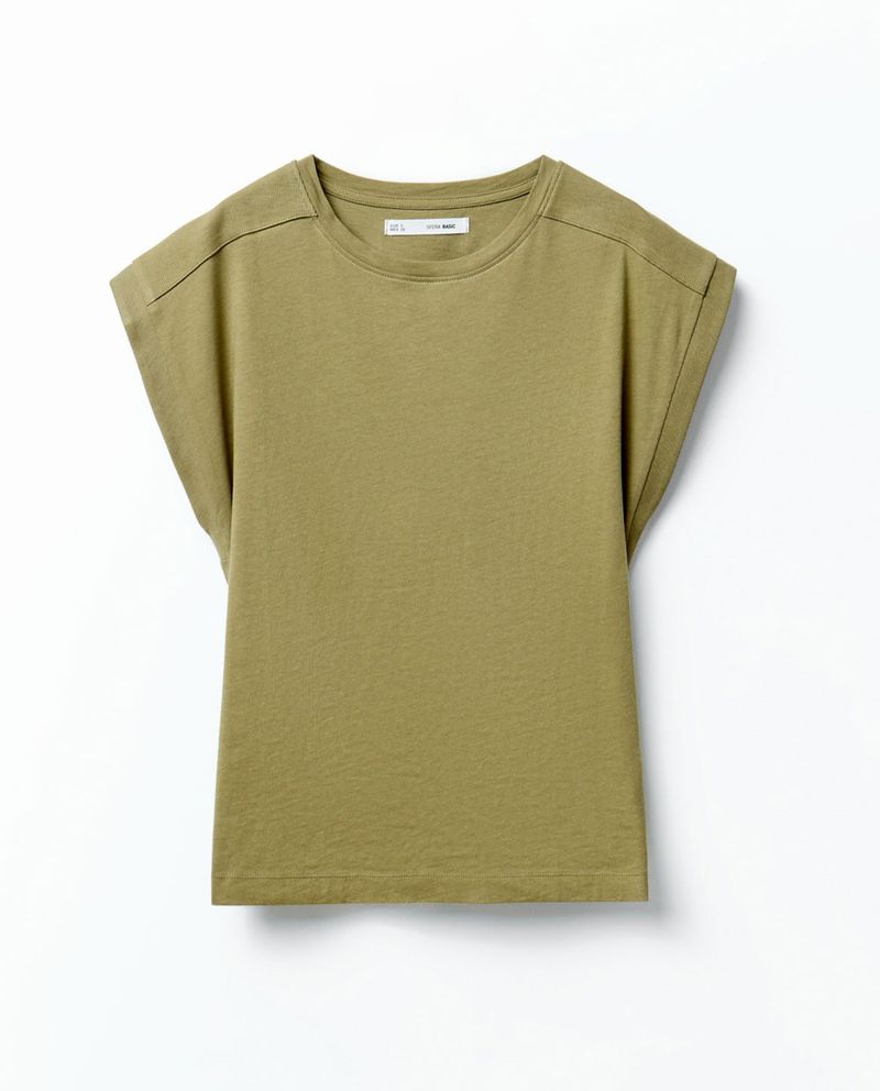 104873644-Camiseta-Sfera-verde-manga-corta-para-mujer