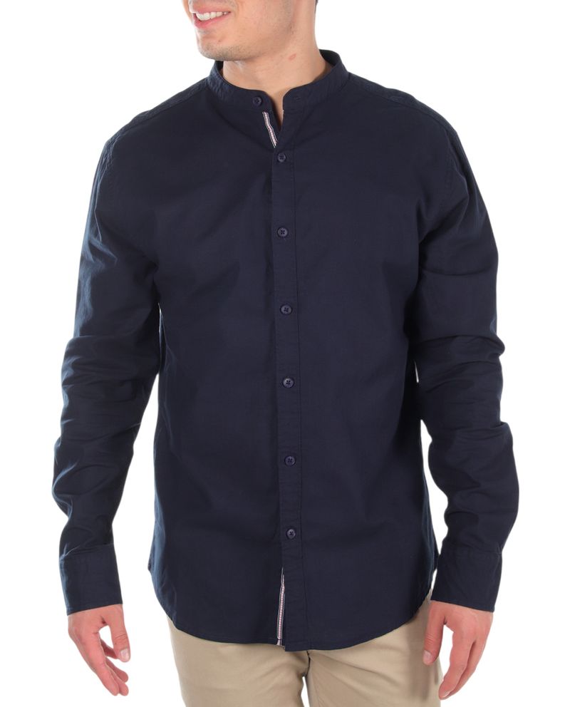 104693167-Camisa-casual-Unexpected-navy-solida-para-hombre
