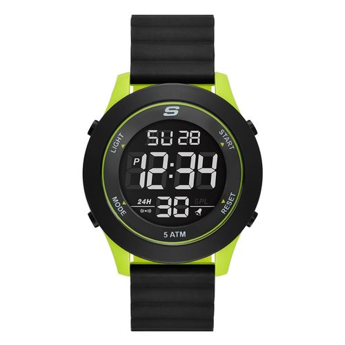 Reloj Skechers digital silicón color negro para hombre