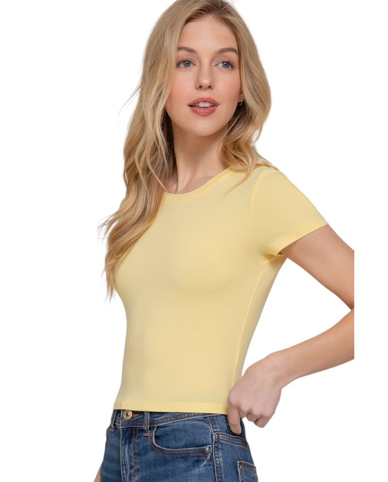 104881351-Camiseta-Active-Basic-amarilla-manga-corta-para-mujer