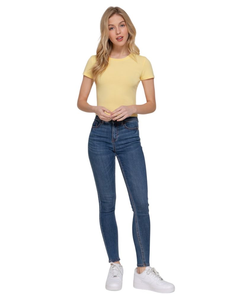 104881351-Camiseta-Active-Basic-amarilla-manga-corta-para-mujer