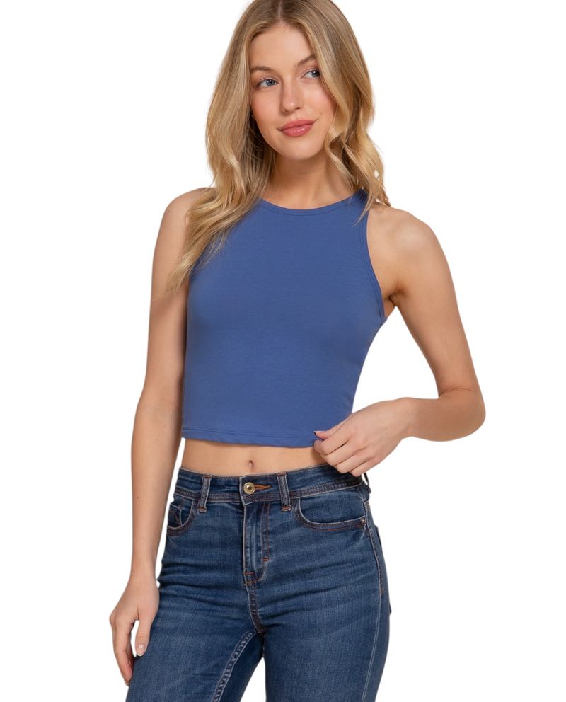 104881379-Blusa-Active-Basic-crop-top-azul-sin-mangas-para-mujer