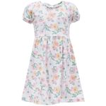 Set-de-2-vestidos-bicolor-con-estampado-de-flores-para-niña-104820299