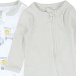 Set-de-2-pijamas-bicolor-con-estampado-para-bebe-niño-104847323