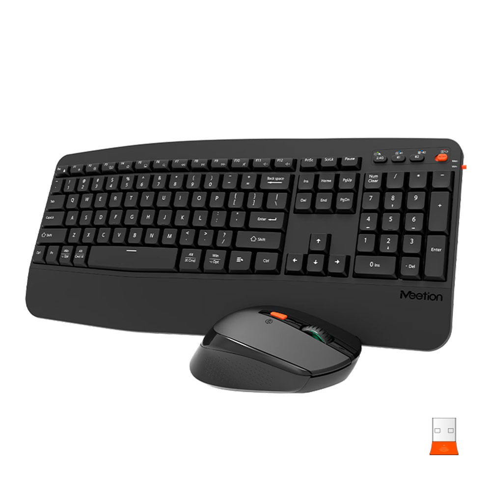 Combo de Teclado y Mouse Inalámbrico Meetion Directora Siman El