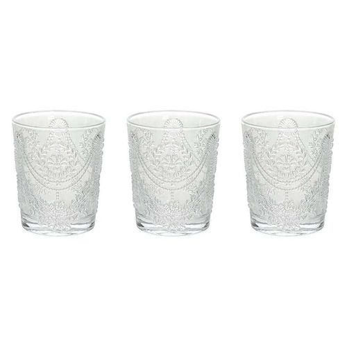 Set de 3 vasos vidrio 320 ml
