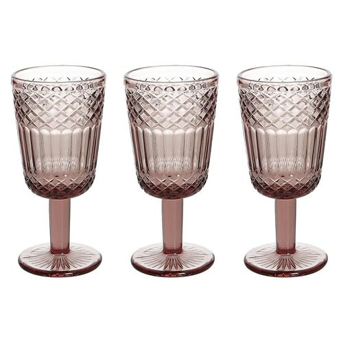 Set de 3 copas de vidrio