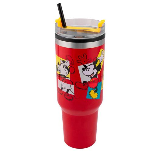 Termo de acero inoxidable Mickey Mouse 27x14.5x9.5 cm