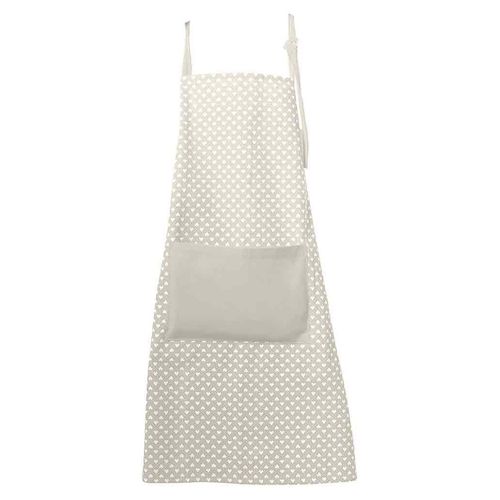 Delantal con estampado de corazones