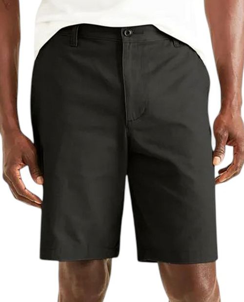 Short perfect Dockers negro sólido para hombre