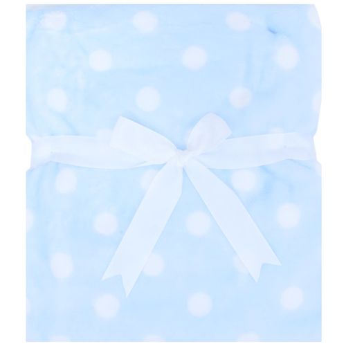 Frazada azul con estampado para bebé niño