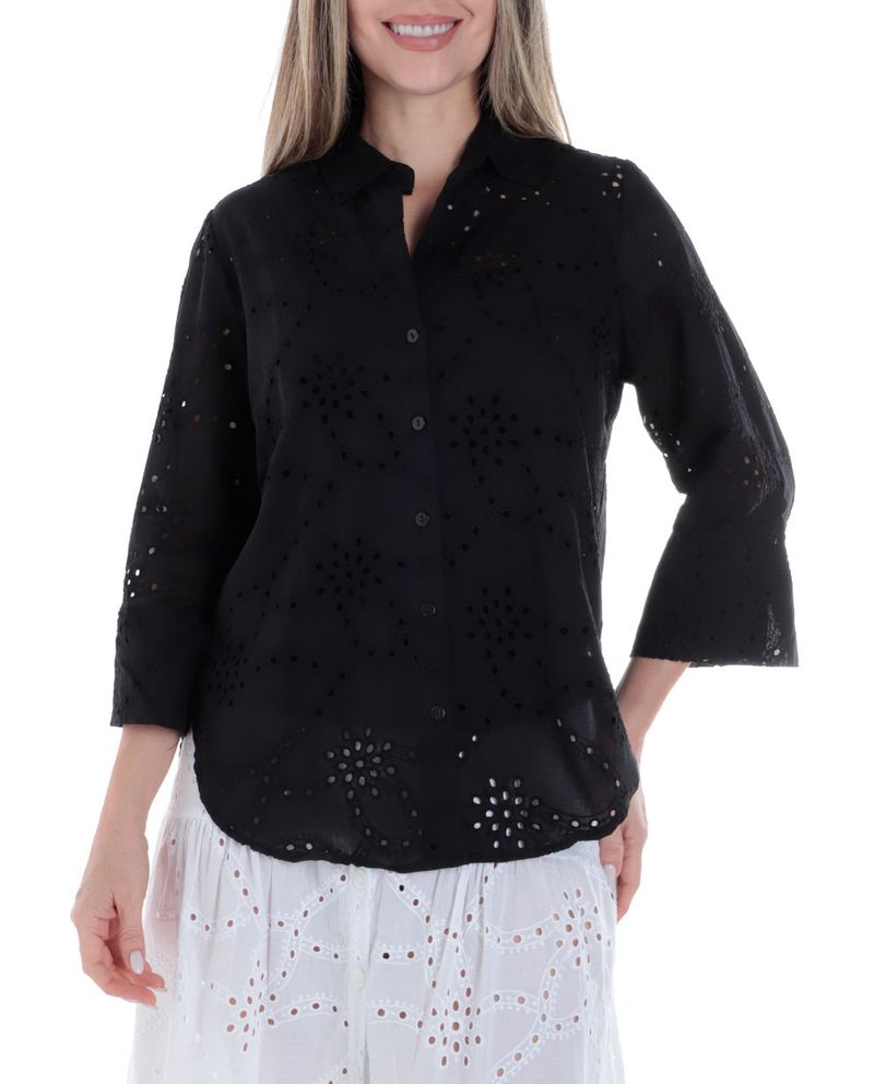 104605154-Blusa-Nicolle-camisera-negra-mangas-3-4-para-mujer