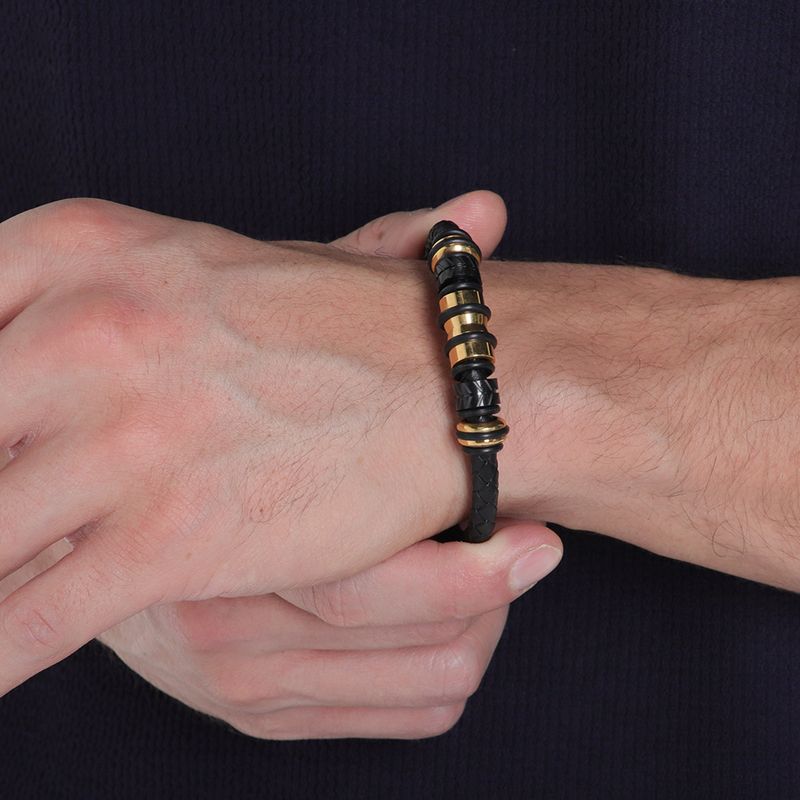104824372-Pulsera-de-cuero-negro-1cm-9--para-hombre