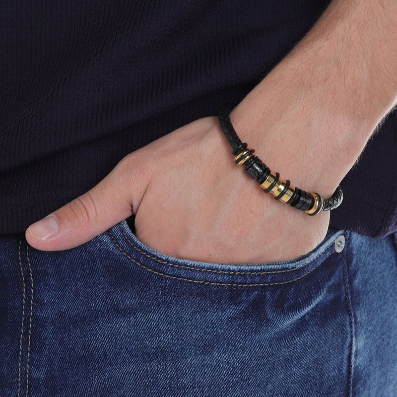 104824372-Pulsera-de-cuero-negro-1cm-9--para-hombre