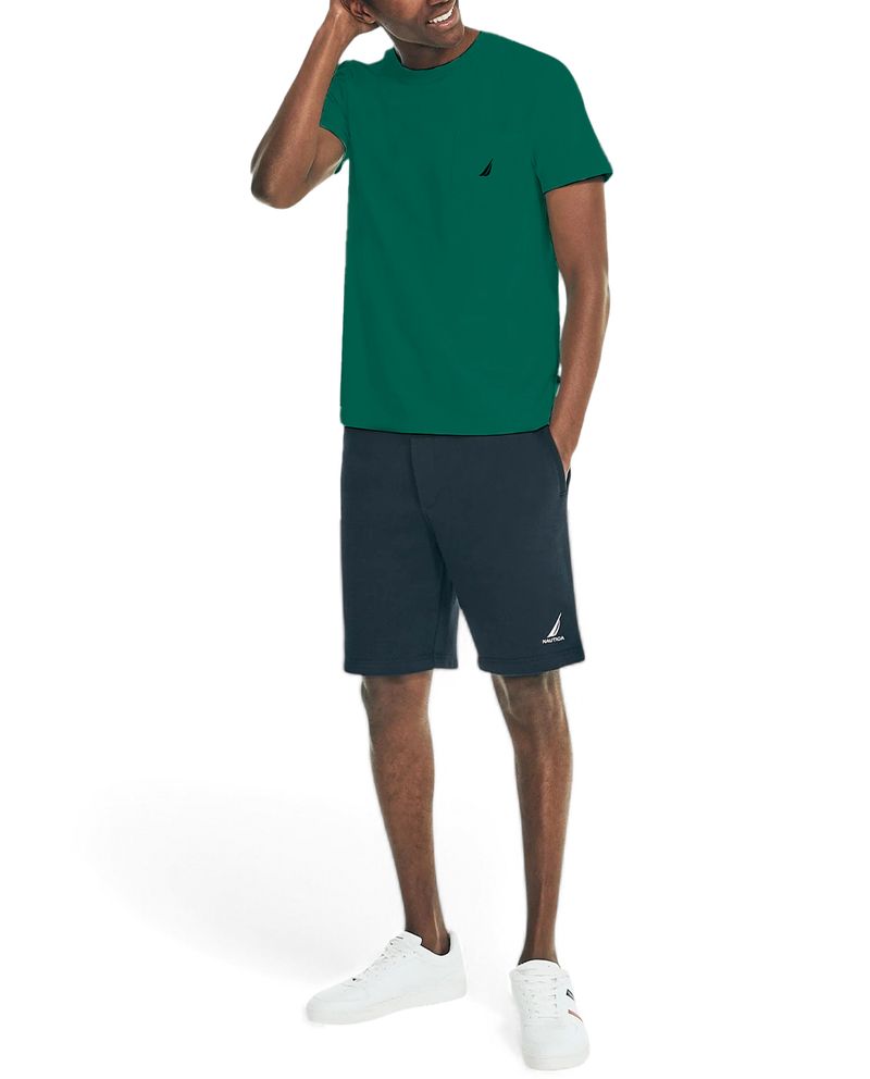 104816865-Camiseta-basica-regular-fit-Nautica-verde-solida-para-hombre