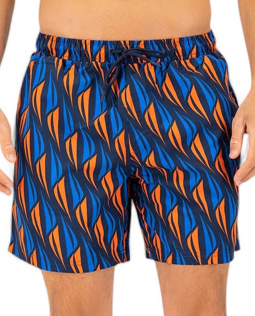 Calzoneta de baño Nautica multicolor estampada para hombre