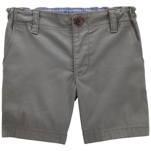 Short gris sólido para niño