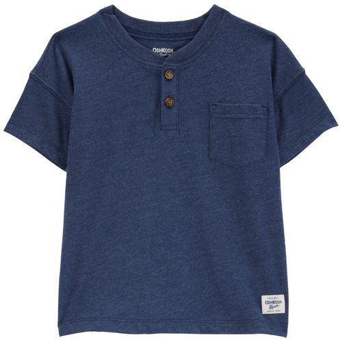 Camiseta azul sólido para niño