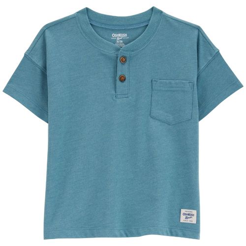 Camiseta azul sólido para niño