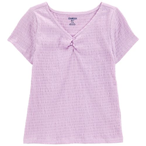 Blusa rosada sólido para niña
