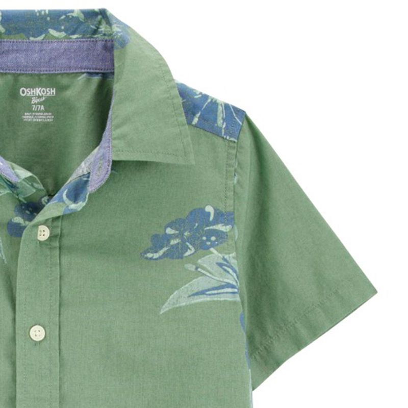 104882932-Camisa-verde-con-estampado-para-niño