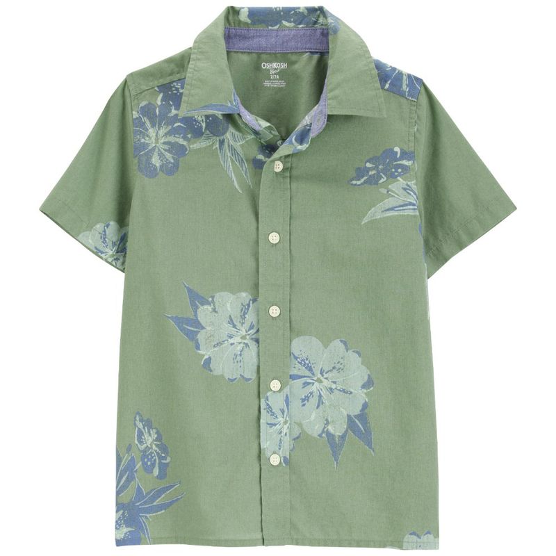 104882932-Camisa-verde-con-estampado-para-niño