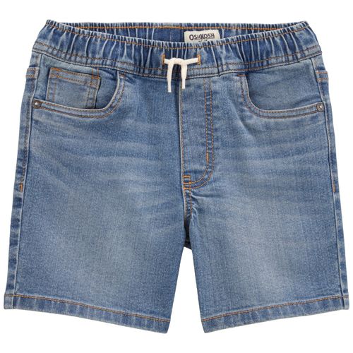 Short azul sólido para niño