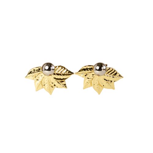 Aretes de hojas