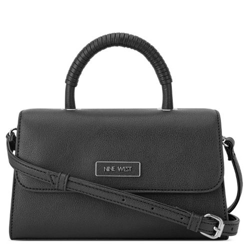 Cartera satchel Nine West color negro para mujer
