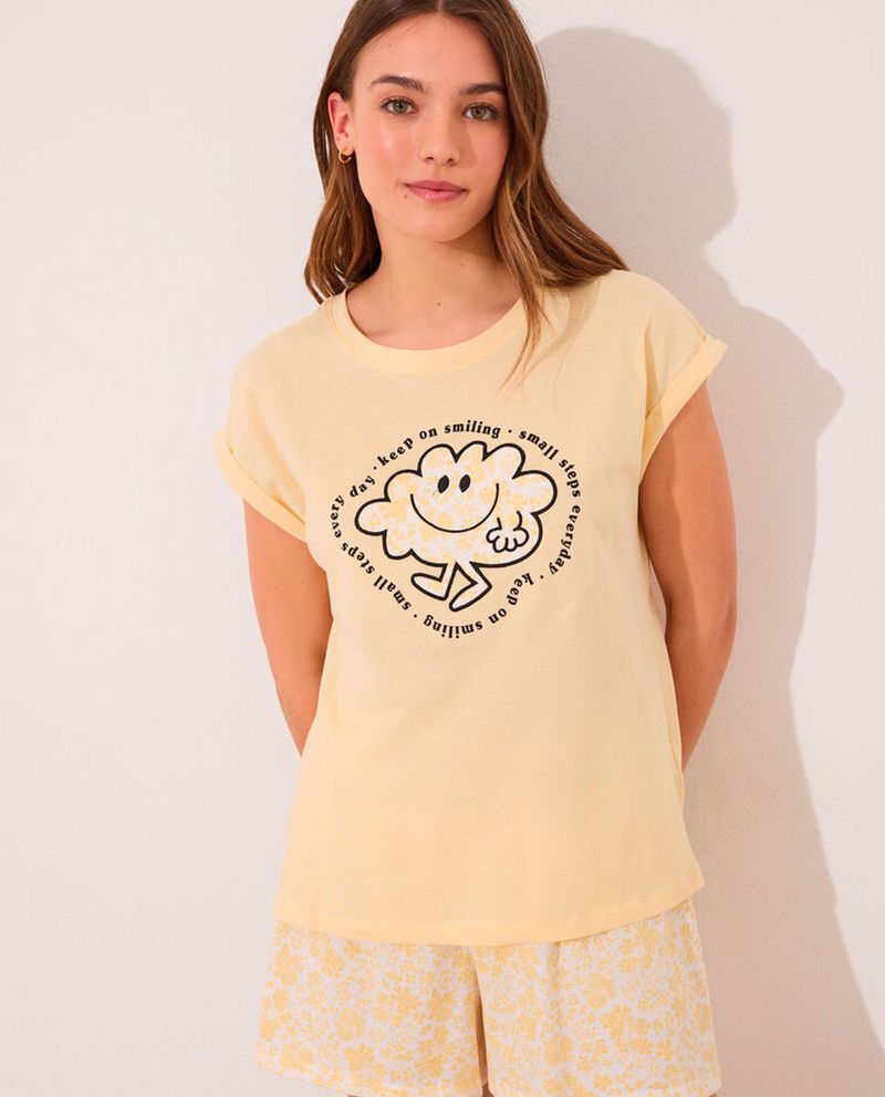 104879869-Pijama-con-short-Women-Secret-estampada-para-mujer