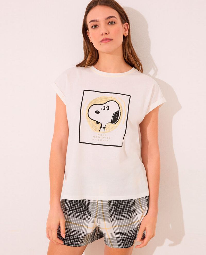 104879875-Pijama-con-short-Women-Secret-estampada-de-Snoopy-para-mujer