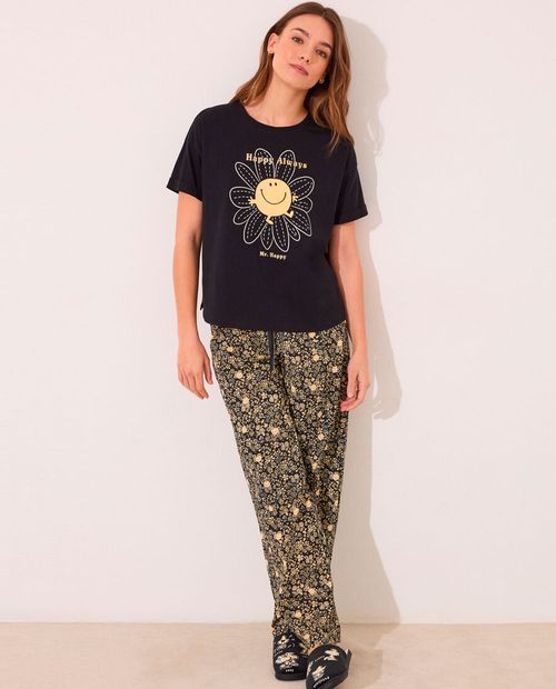 Pijama con pantalón Women Secret estampada para mujer
