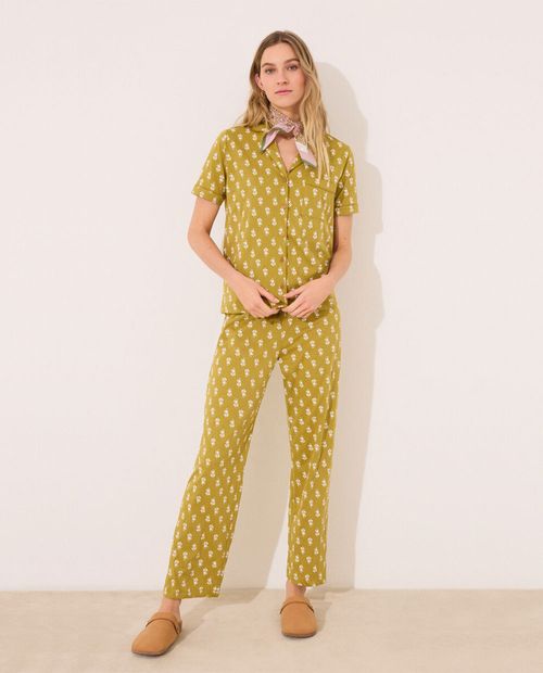 Pijama con pantalón Women Secret estampada para mujer