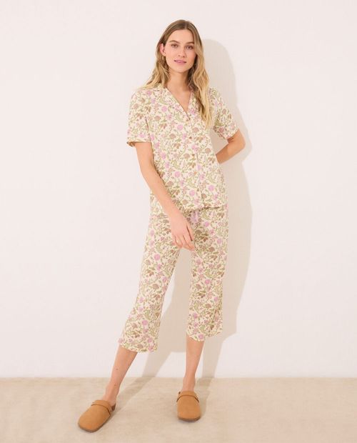 Pijama con pantalón Women Secret estampada para mujer